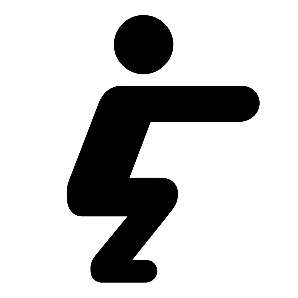Single Leg Squat Icon